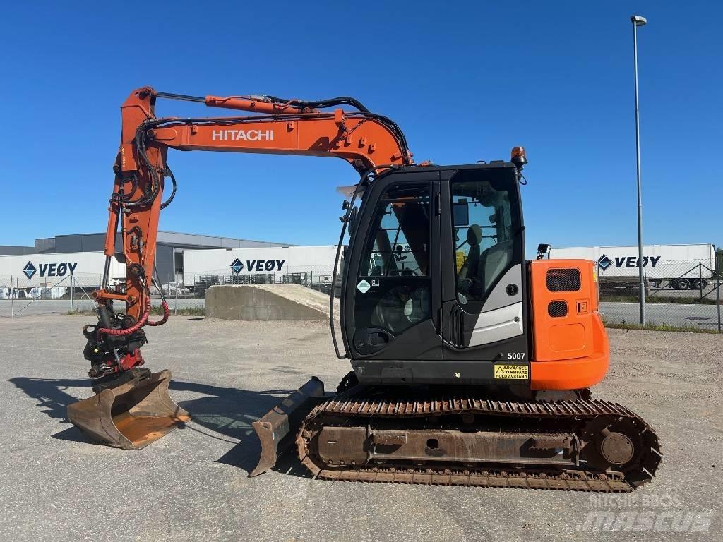 Hitachi ZX 85 US-6 Midigraafmachines 7t - 12t