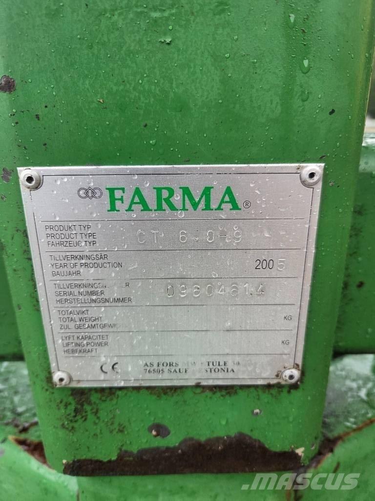 Farma T 9 C6,0 D Bosbouwaanhangers
