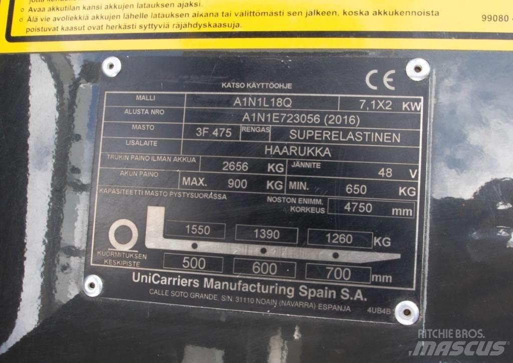 UniCarriers A1N1L18Q Elektrische heftrucks