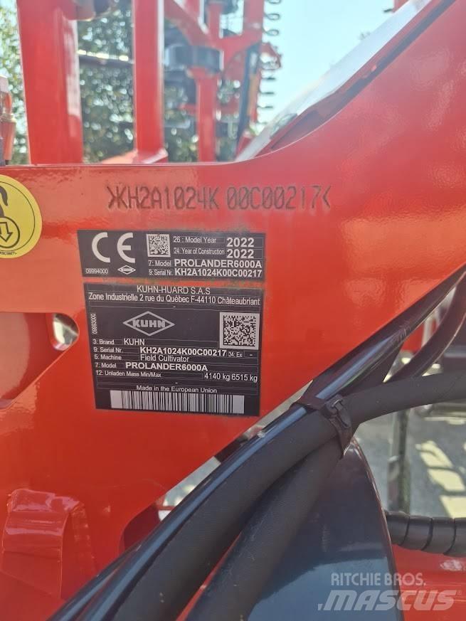 Kuhn Prolander 6000 Cultivatoren