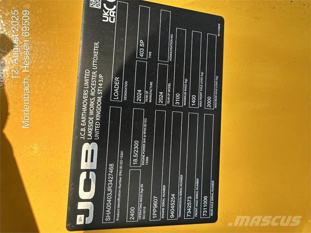 JCB 403 Wielladers