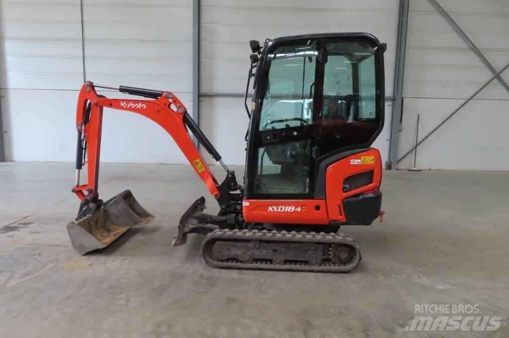 Kubota KX 018-4 Minigraafmachines < 7t