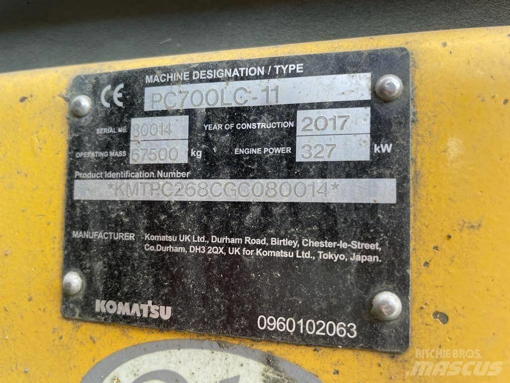 Komatsu PC700LC-11 Rupsgraafmachines