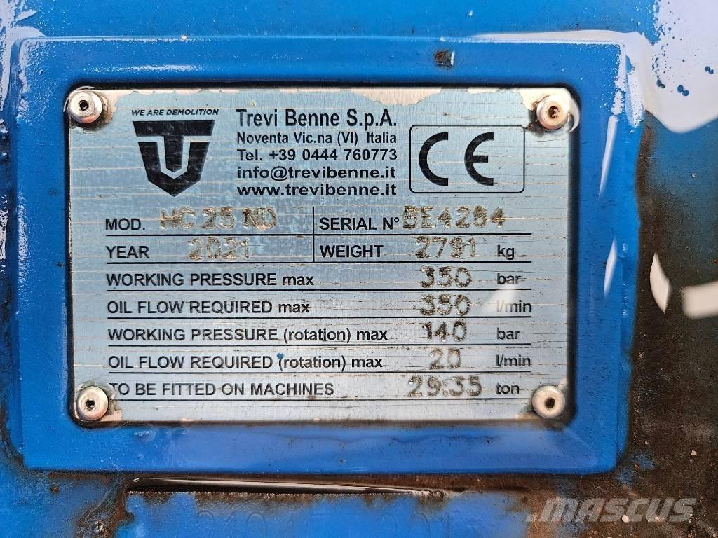 Trevibenne HC 25 ND Sloopgraafmachines