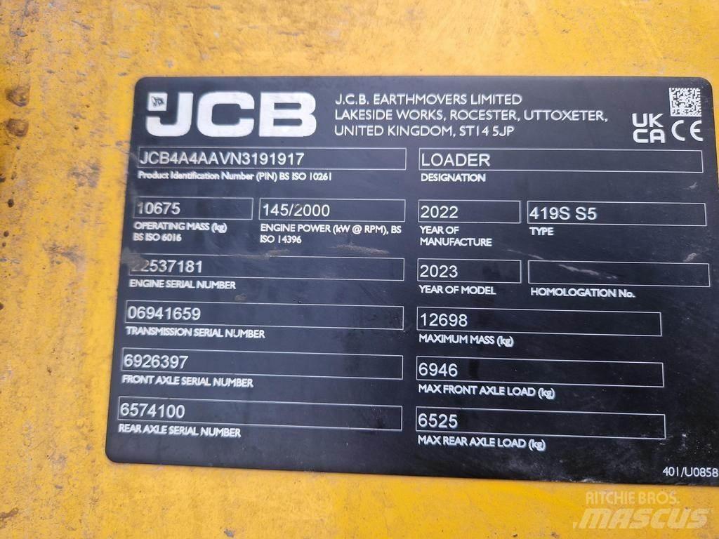 JCB 419S Landbouw - overige
