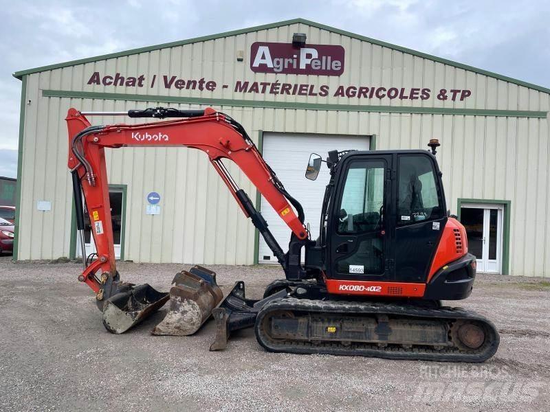 Kubota KX080-4 Minigraafmachines < 7t