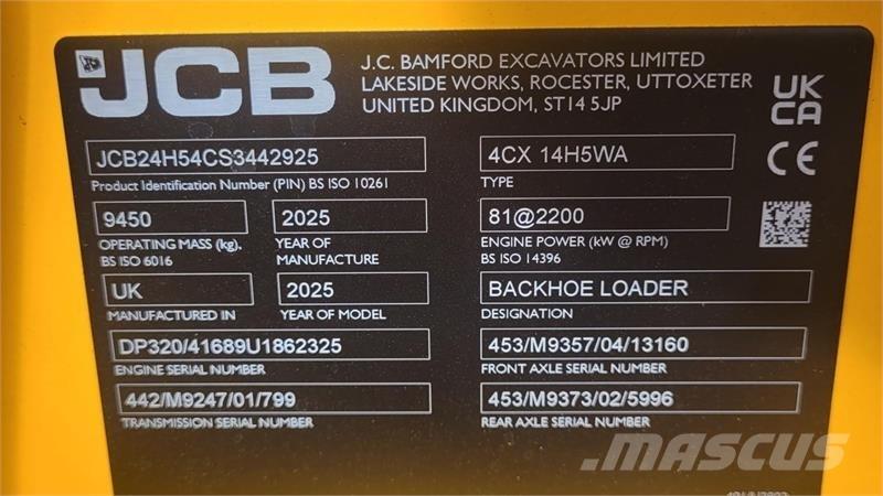 JCB 4CX Graaf-laadcombinaties