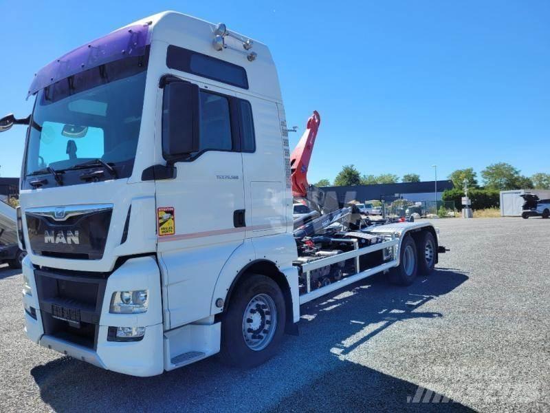 MAN TGS Containertrucks met kabelsysteem