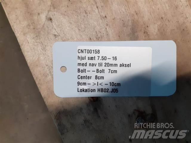  16'' 7.50-16 Kipperaanhangers