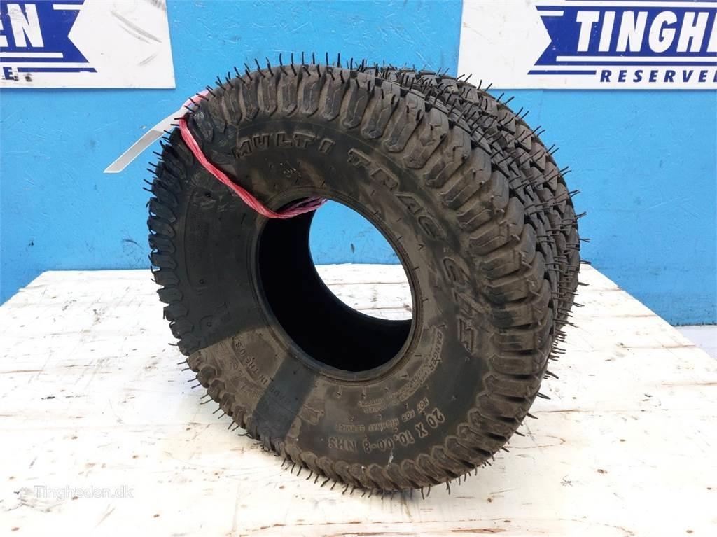  8 20x10.00-8 Banden, wielen en velgen