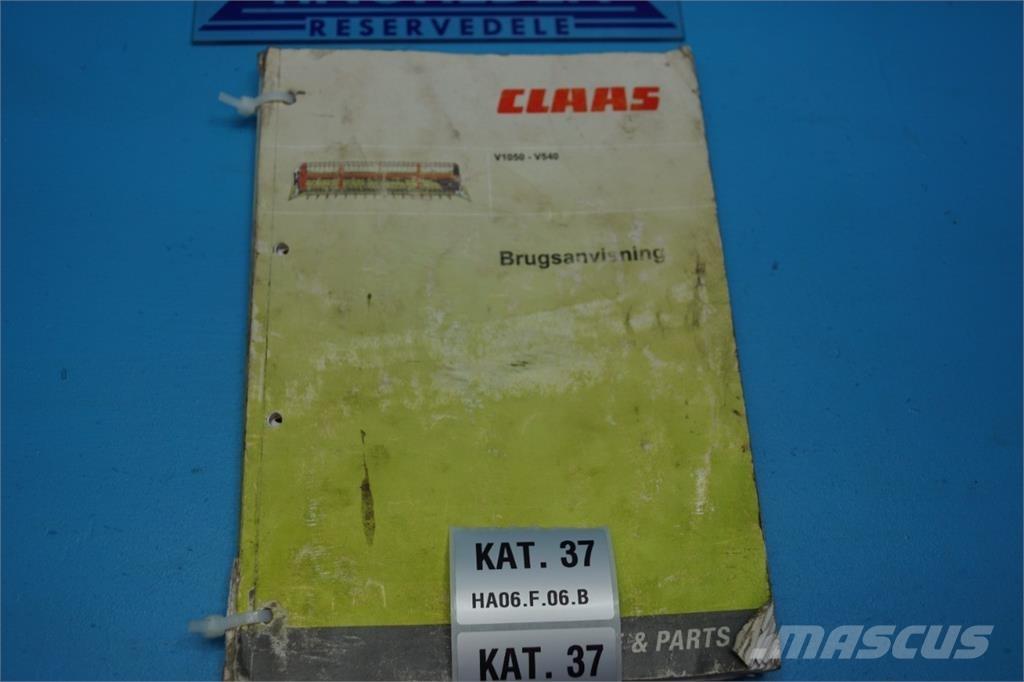 CLAAS V1050 Landbouw - overige