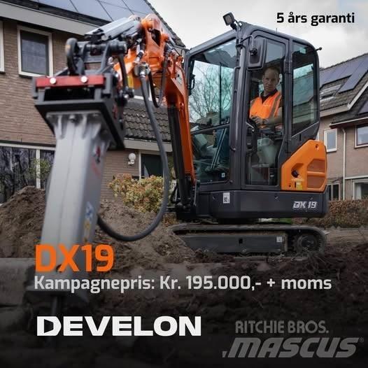 Develon DX19-7 Minigraafmachines < 7t