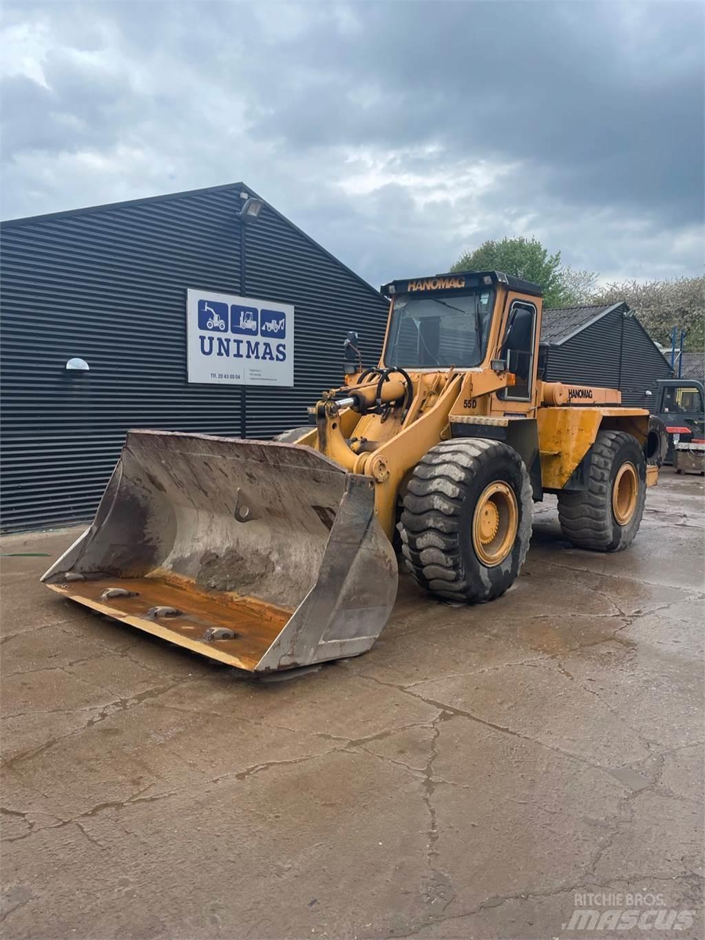 Hanomag 55D Wielladers