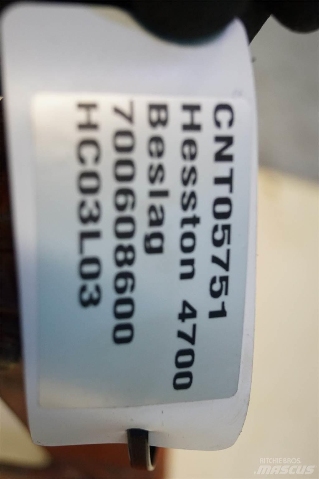 Hesston 4700 Overige hooi- en voedergewasmachines