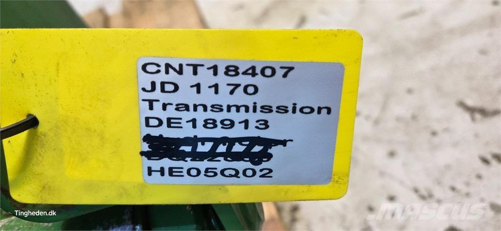 John Deere 1170 Transmissie