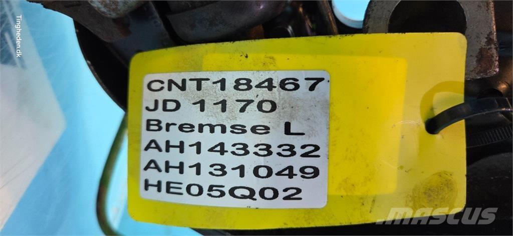 John Deere 1170 Transmissie