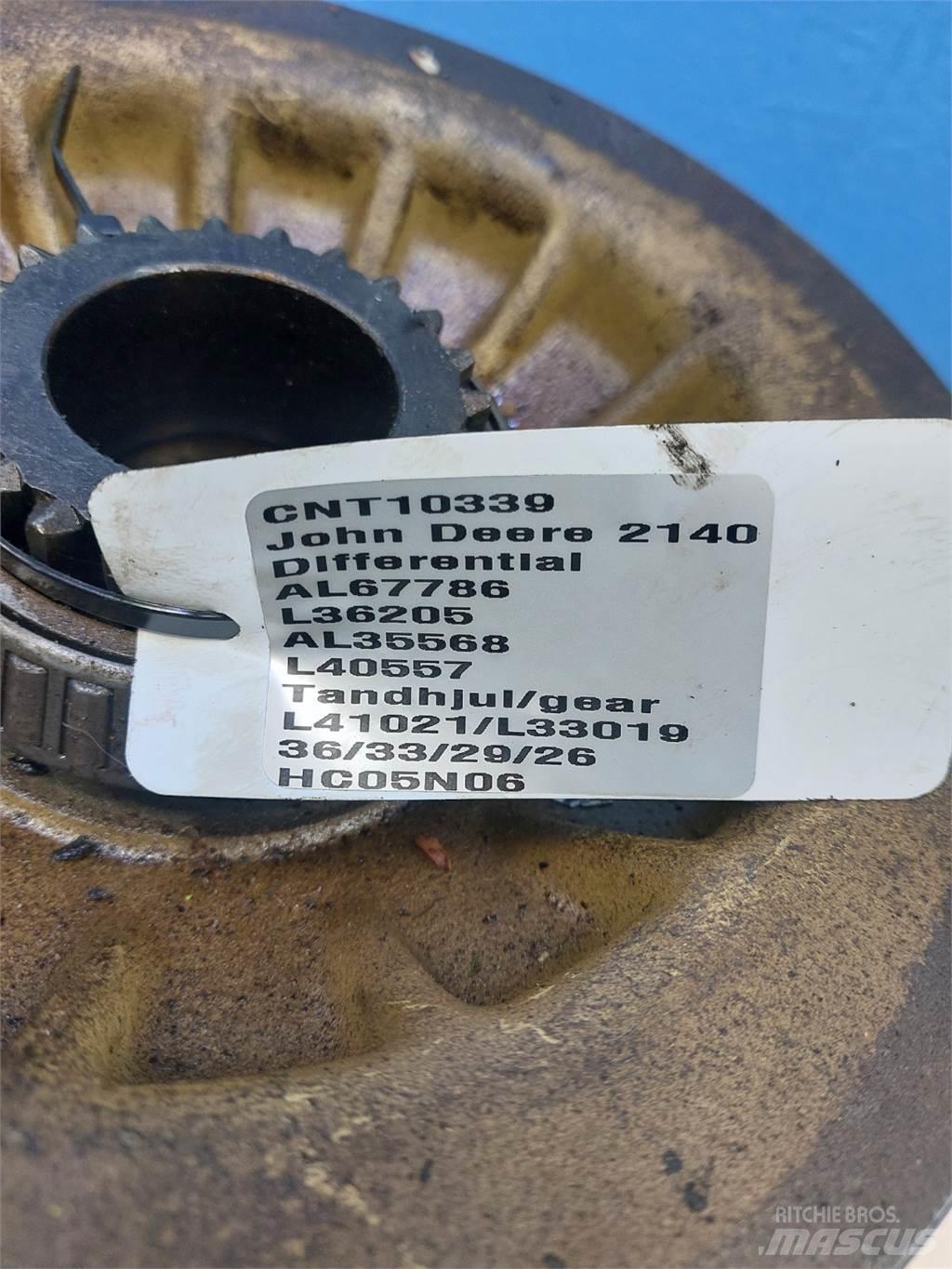 John Deere 2140 Transmissie