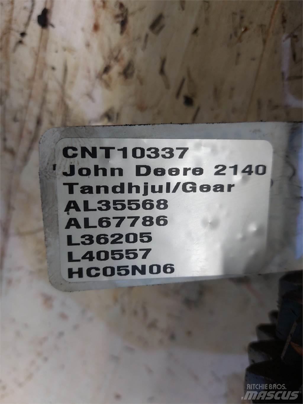 John Deere 2140 Transmissie