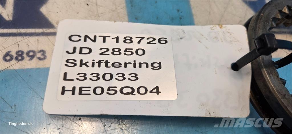 John Deere 2850 Transmissie