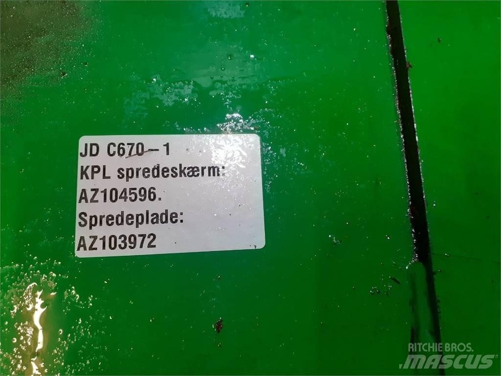 John Deere C670 Accessoires voor maaidorsmachines
