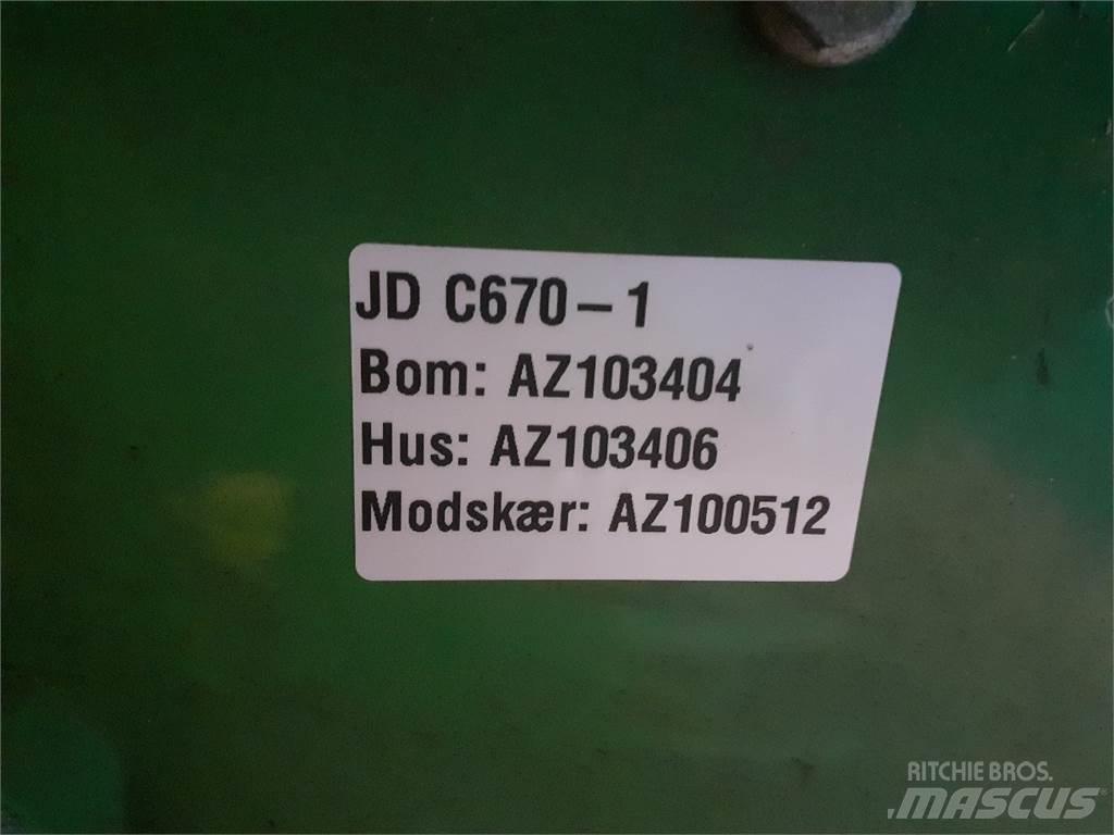 John Deere C670 Accessoires voor maaidorsmachines