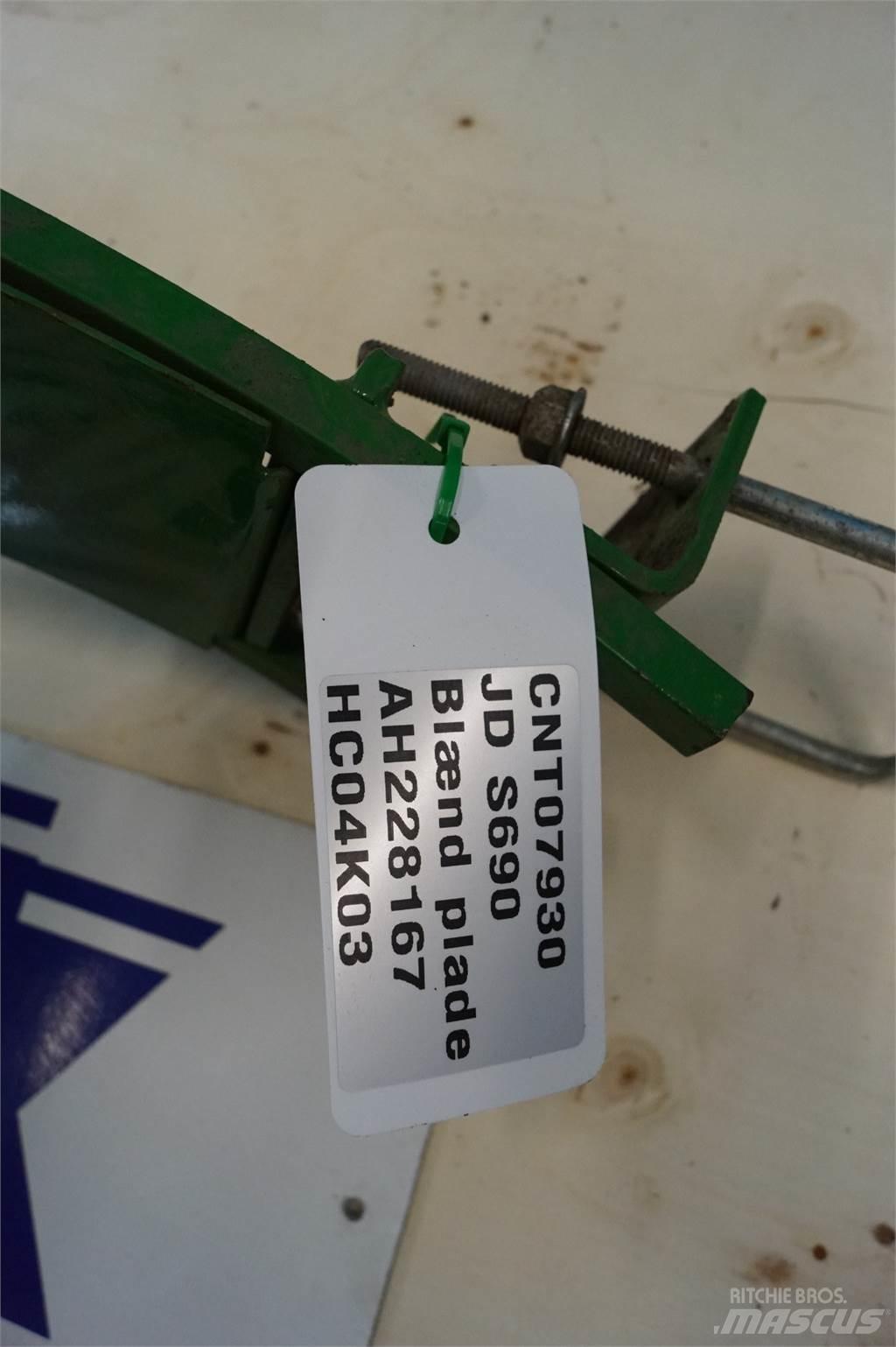 John Deere S690 Accessoires voor maaidorsmachines