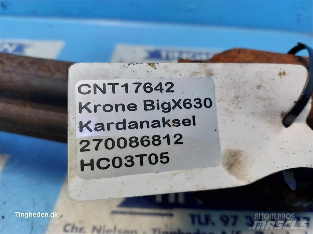 Krone Big X 630 Hooi en voedermachine accessoires