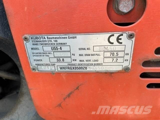 Kubota U55-4 Rupsgraafmachines