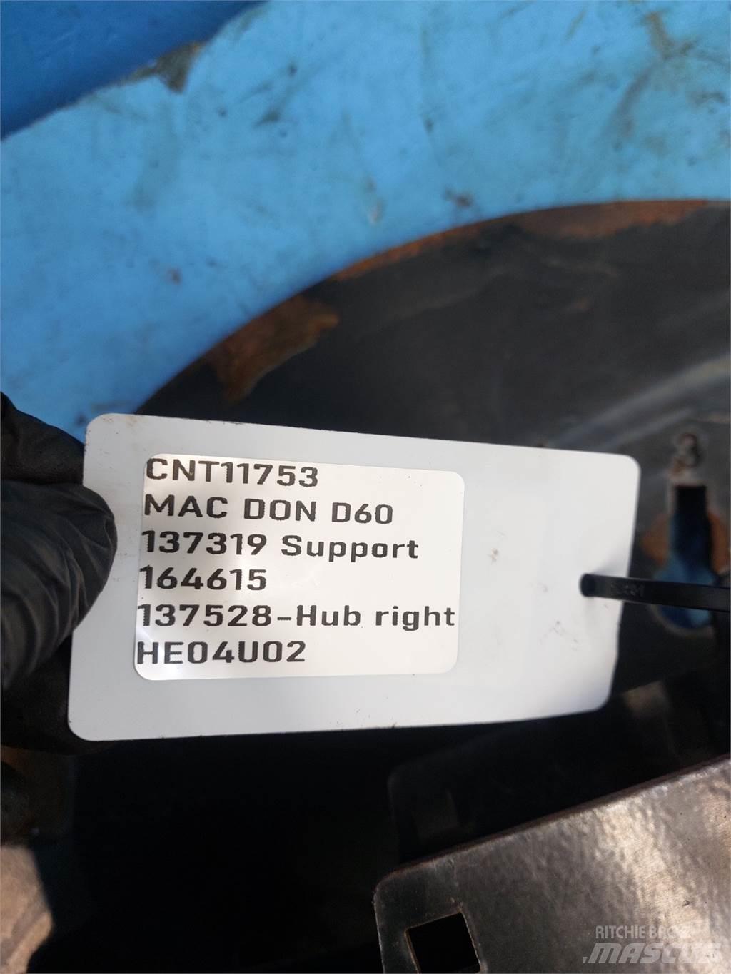 MacDon D60 Accessoires voor maaidorsmachines