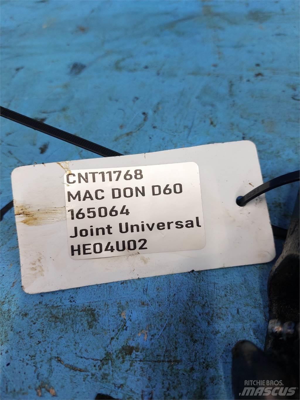 MacDon D60 Accessoires voor maaidorsmachines