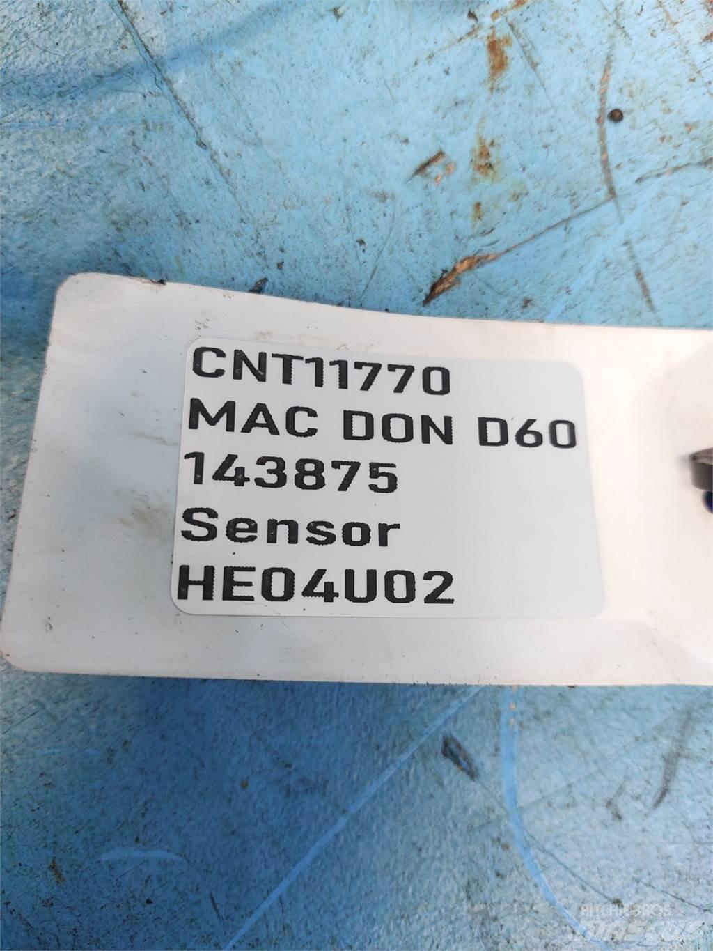MacDon D60 Accessoires voor maaidorsmachines