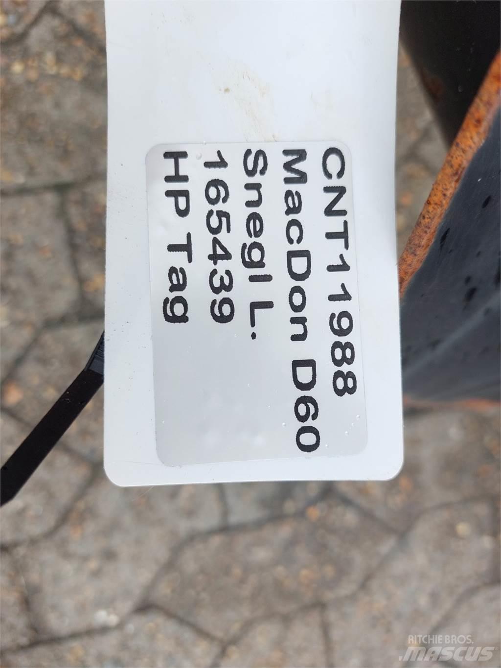 MacDon D60 Accessoires voor maaidorsmachines