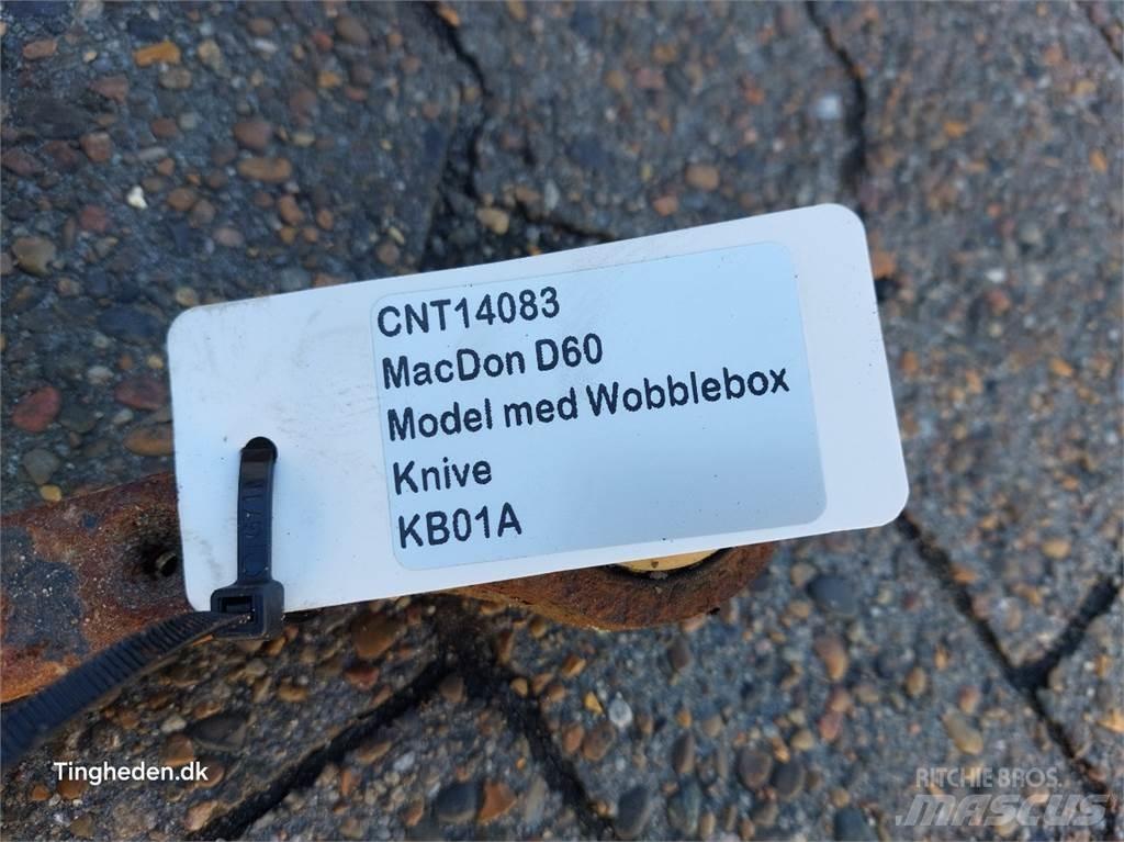 MacDon D60 Accessoires voor maaidorsmachines
