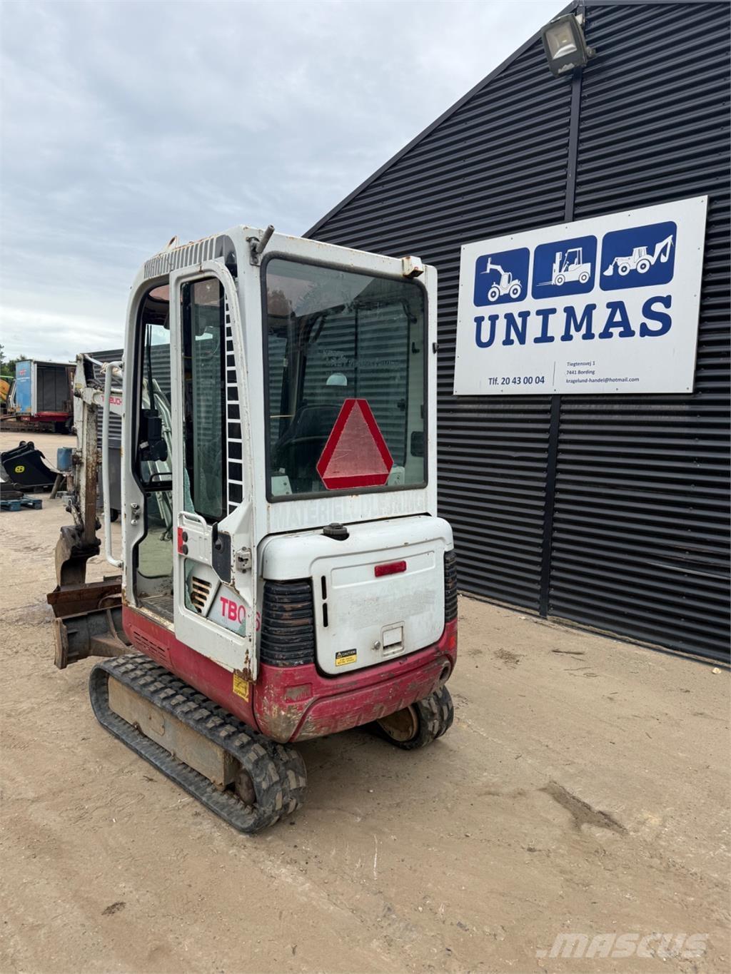 Takeuchi TB016 Minigraafmachines < 7t