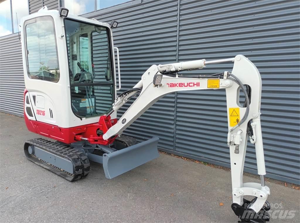 Takeuchi tb216 Minigraafmachines < 7t
