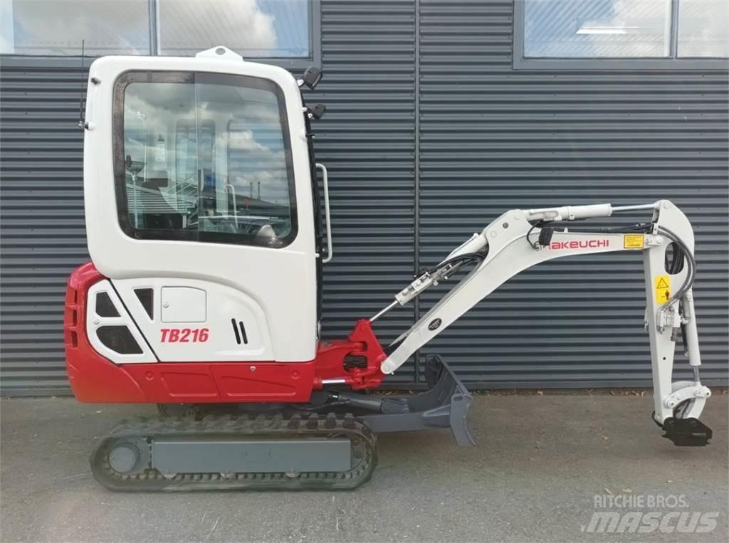 Takeuchi tb216 Minigraafmachines < 7t