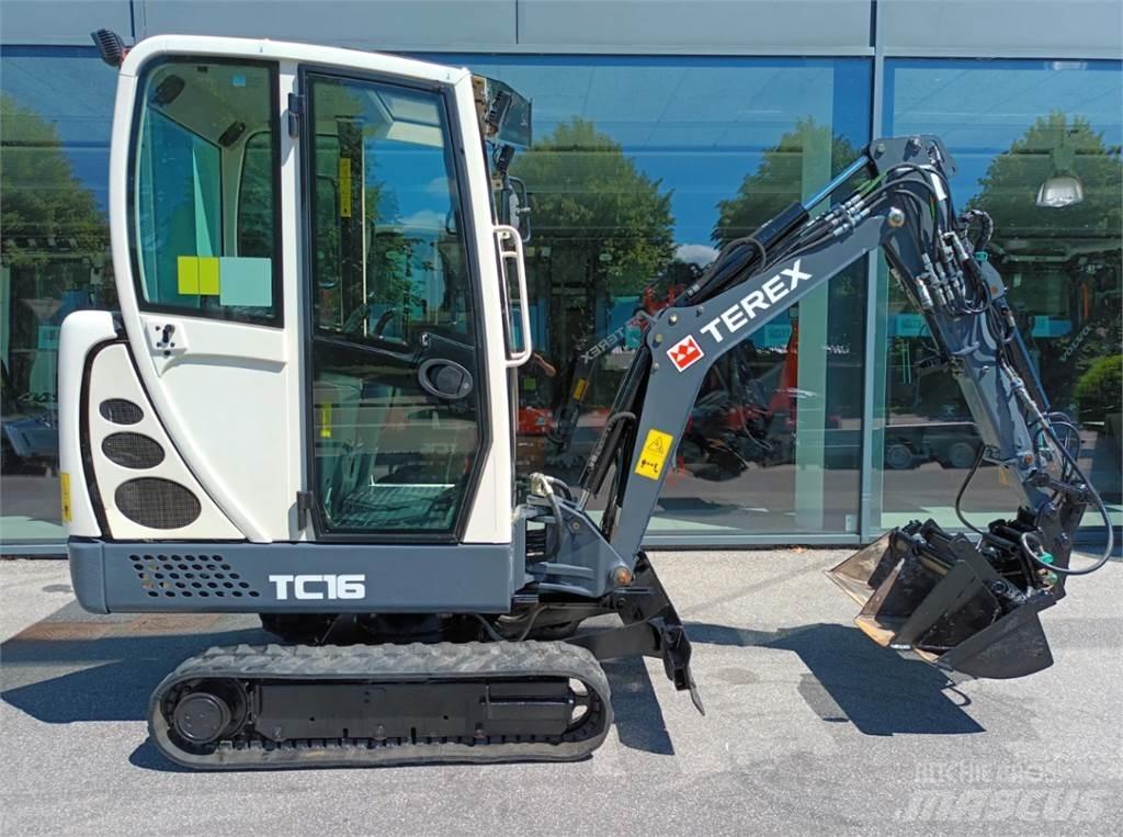 Terex tc16 Minigraafmachines < 7t