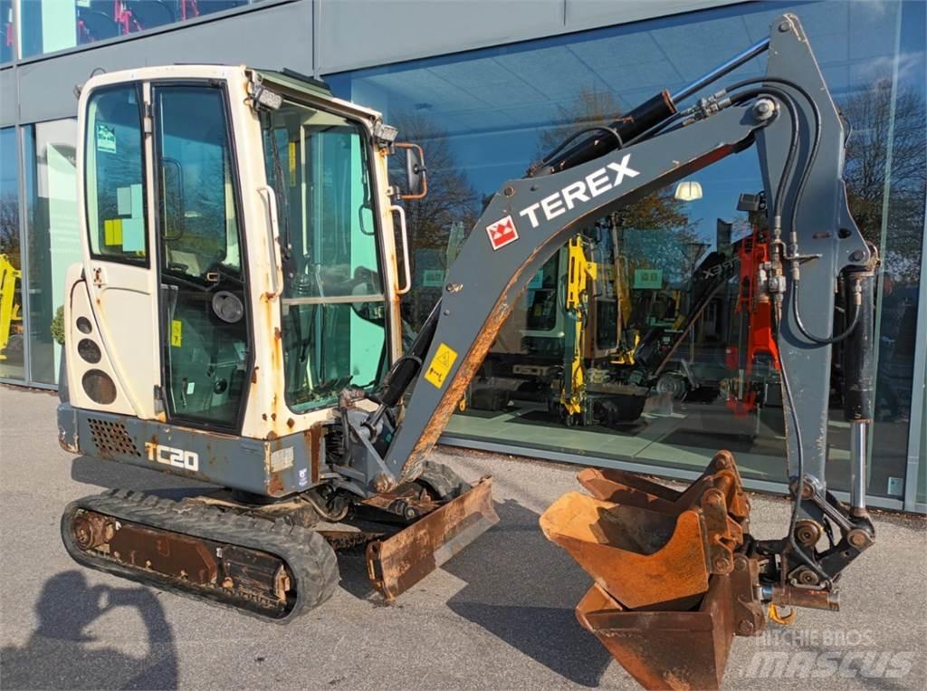 Terex tc20 Minigraafmachines < 7t