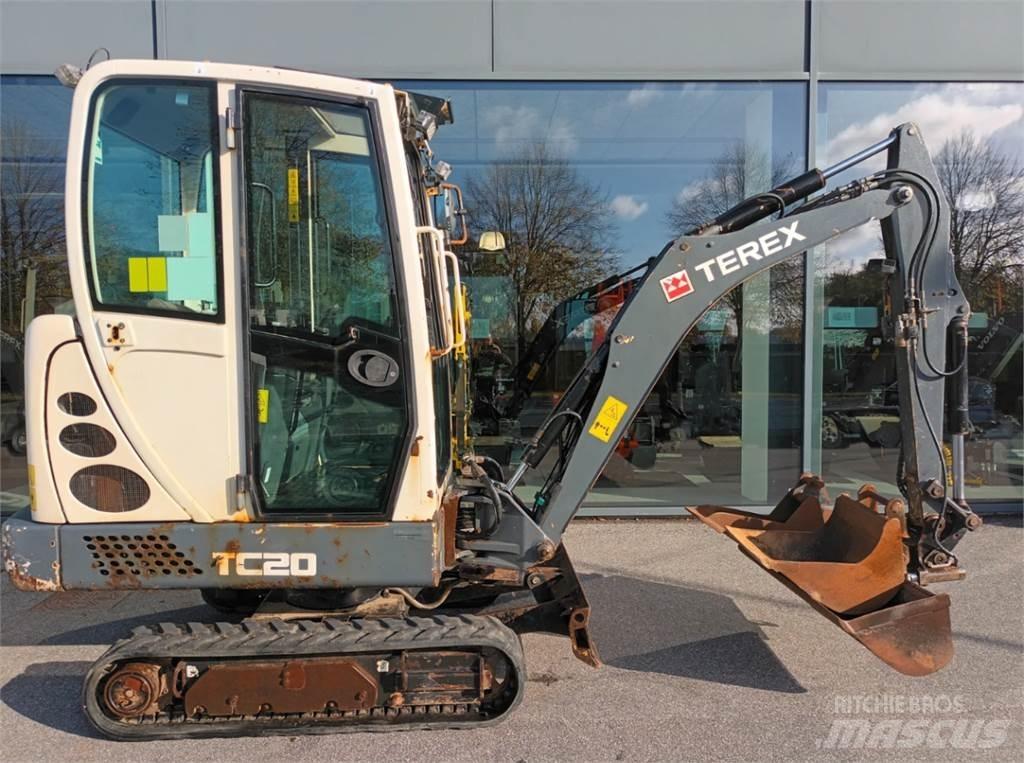 Terex tc20 Minigraafmachines < 7t