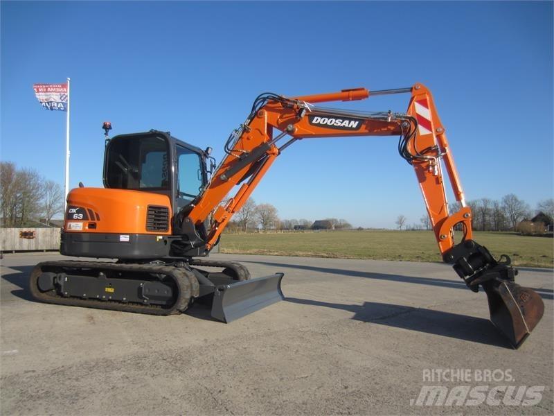 Doosan DX63-3 Minigraafmachines < 7t