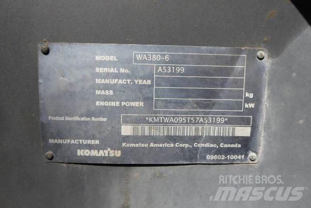Komatsu WA380-6 Wielladers