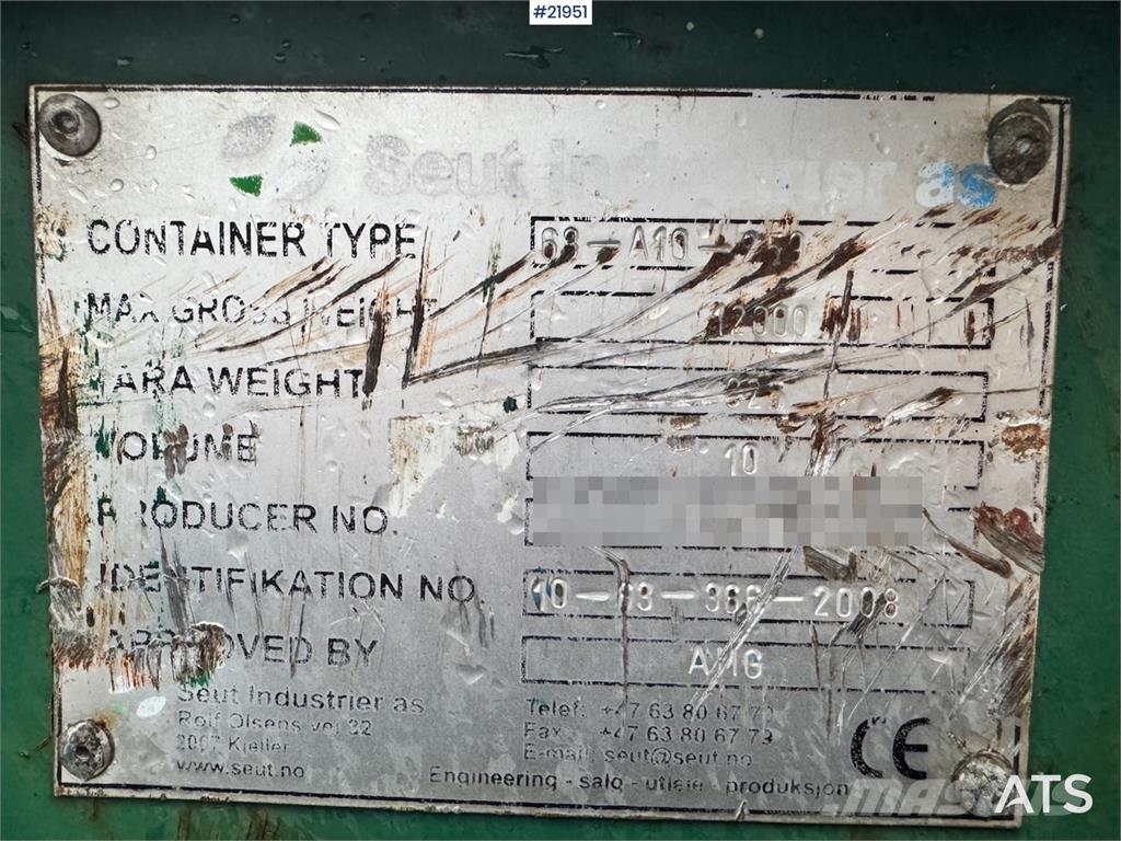  Liftcontainer 10m3 Speciale containers