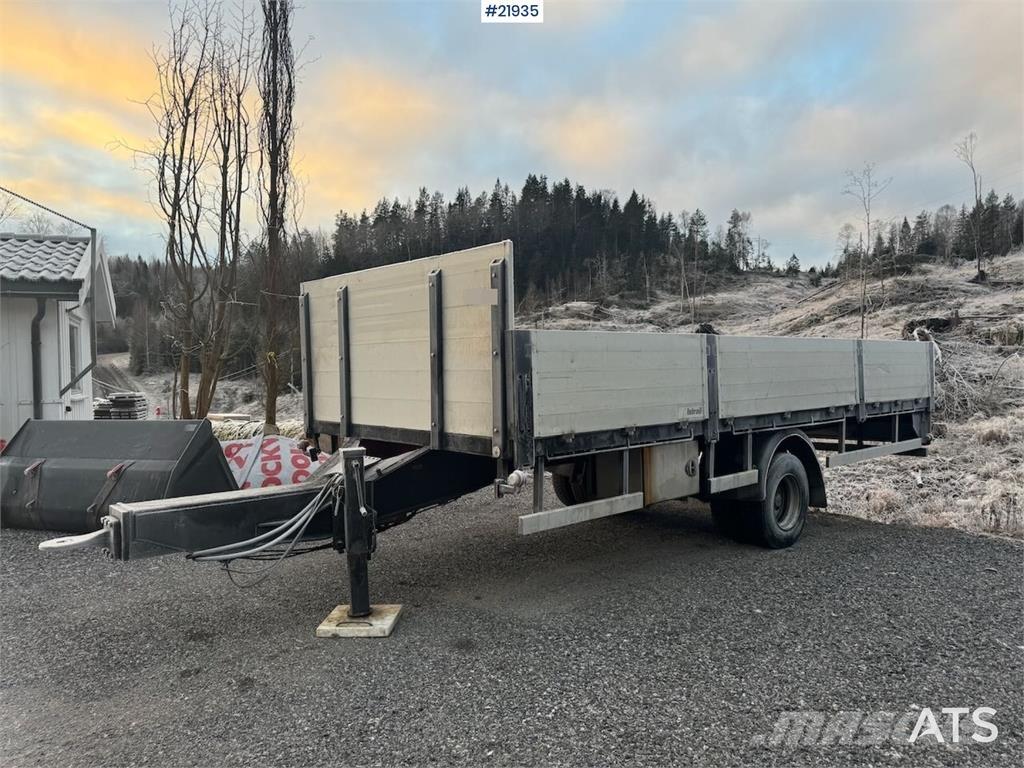 Maur 1-Axle Trailer Vlakke laadvloer