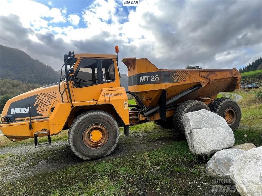 Moxy MT26 dumper. Mini Dumpers