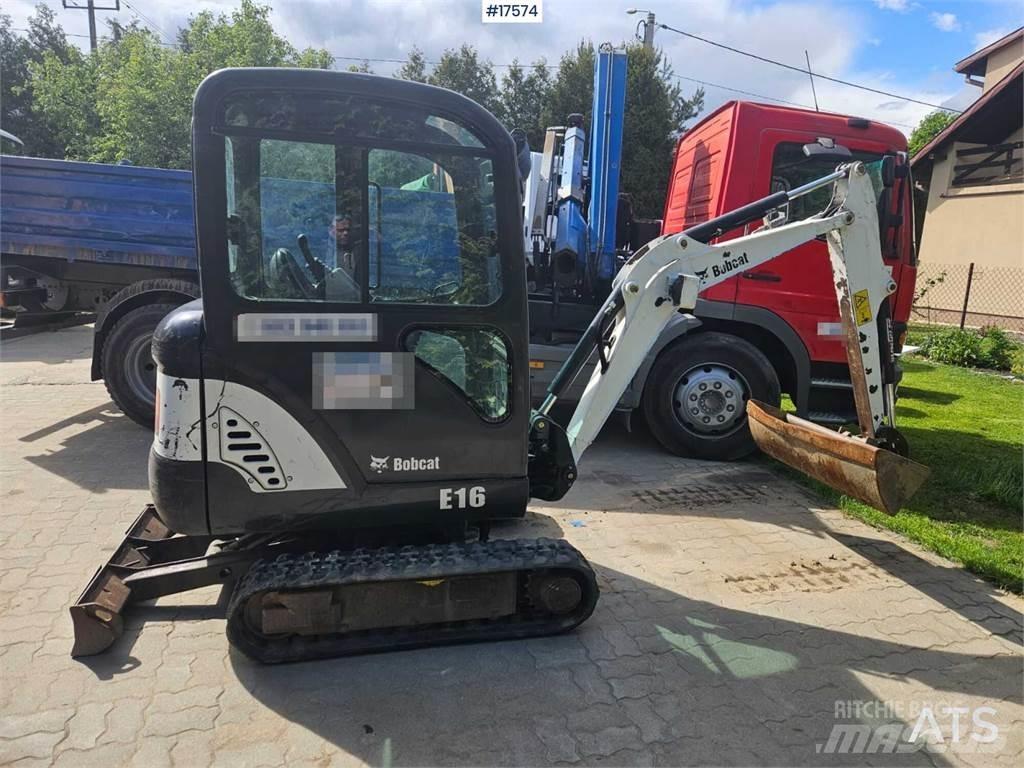 Bobcat E16 Minigraafmachines < 7t