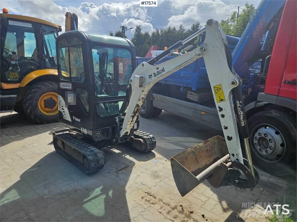 Bobcat E16 Minigraafmachines < 7t