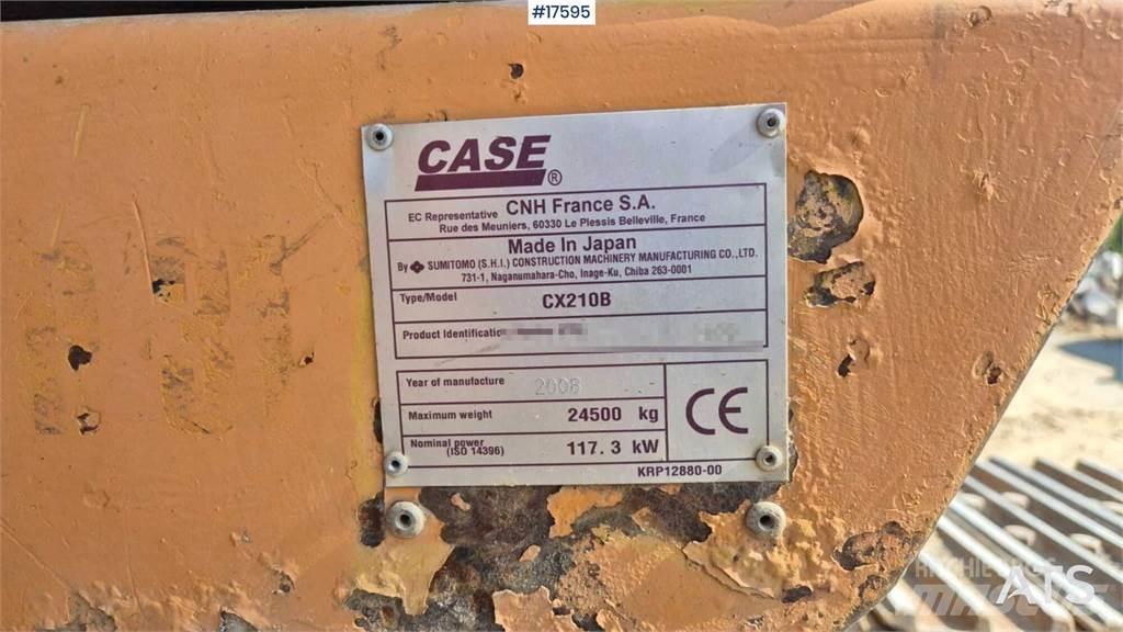 CASE CX210B Rupsgraafmachines
