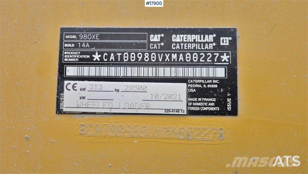 CAT 980 XE Wielladers