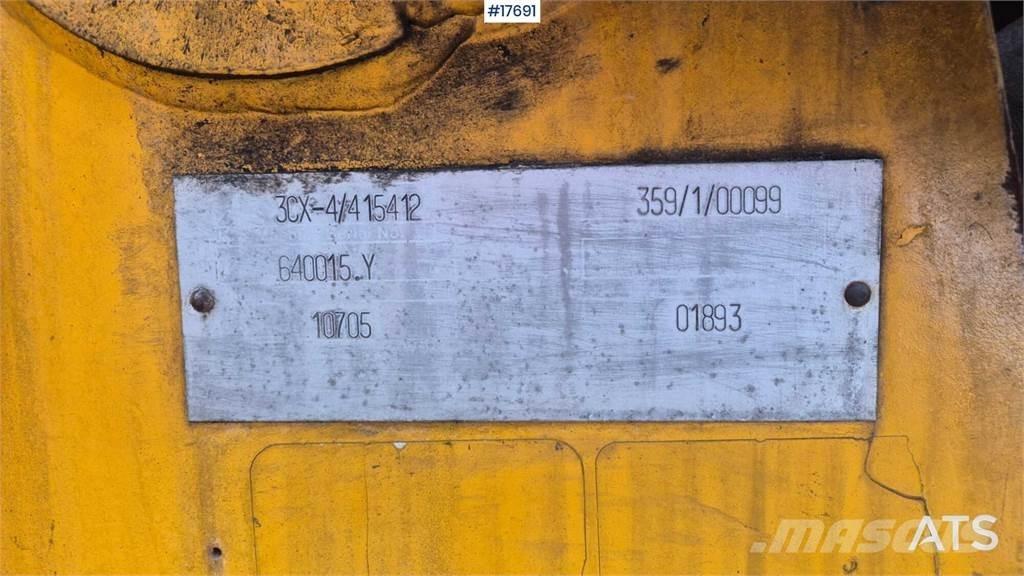 JCB 3cx Graaf-laadcombinaties