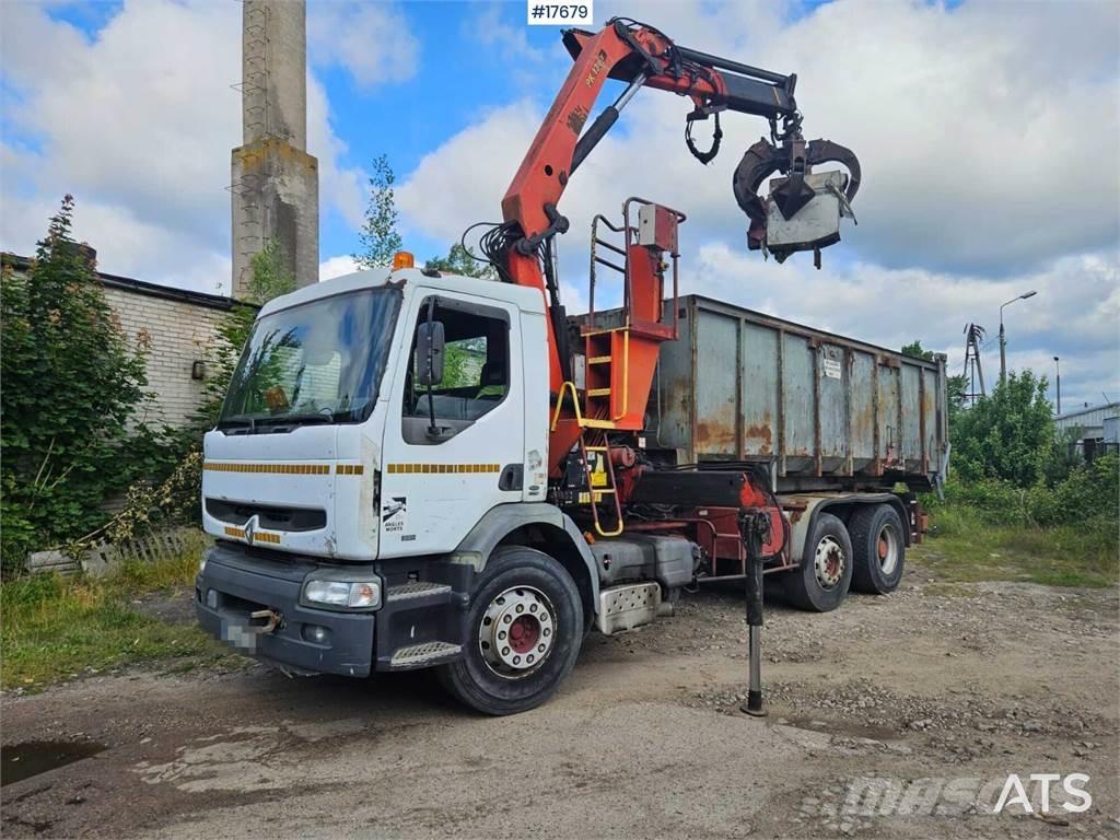 Renault Premium 340 Vrachtwagen met containersysteem